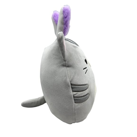 Squishmallows Tally Tabby Cat Purple Rabbit Bunny Ears 8" Plush Easter Toy - Picture 2 of 9